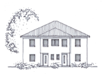 Doppelhaus Steinfurt mit 2 Vollgeschossen - Massivhaus Fertighaus Architektenhaus Hausbau