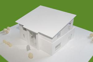 Architektur Modell - Pultdachhaus