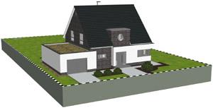 Einfamilienhaus Niedersachsen 3D Visu - zwo ARCHITEKTENHAUS