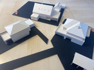 Haus Modelle / Modelhuser im Mastab 1:100 // Einfamilienhaus Modelle // Architekturmodelllbau m Mastab 1:100