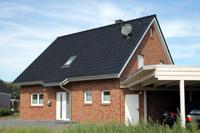 KfW 55 Effizienzhaus Ladbergen Saerbeck, kontrollierte Wohnraumlüftung mit Wärmerückgewinnung, Dachschlappe