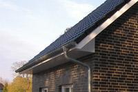 Einfamilienhaus Erdwärme Neubausiedlung NRW, Effizienzhaus 70, Klinker, Satteldach mit Tondachpfannen, Geothermie