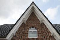 Friesenhaus Massivhaus in Bersenbrück, Ankum (Landkreis Osnabrück), Friesengiebel, Erdwärme, KWL mit WRG, KfW 55