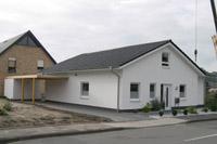 Ebenerdiger Bungalow (barrierefrei) in Lengerich NRW mit Satteldach, Erdwrme, Freisitz Terrasse, Dreifachverglasung