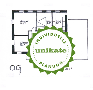 Stadtvilla Massivhaus Coesfeld Dlmen - Grundriss Obergeschoss