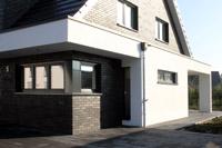 Modernes Architektenhaus, Designhaus in Greven (Kreis Steinfurt, zw. Münster - Osnabrück), Wohnraumlüftung mit WRG