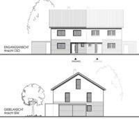 Massivhaus Doppelhaus planen und bauen in Mnster - zwo ARCHITEKTEN.