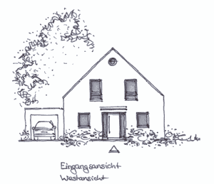 Massivhaus Emsland Haselnne - Ansicht
