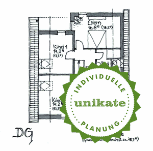 Massivhaus Rheine Hrstel - Grundriss Dachgeschoss