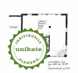 Stadtvilla Massivhaus Osnabrck Melle - Grundriss Erdgeschoss