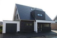 Modernes Architektenhaus, Designhaus in Greven (Kreis Steinfurt, zw. Münster - Osnabrück), Wohnraumlüftung mit WRG