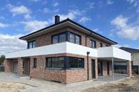 Stadthaus Villa in Vechta - mit alten Abbruch Steinen / Abbruch Klinker, Doppelgarage, PV-Anlage, Erdwärmepumpe, Dachterrasse