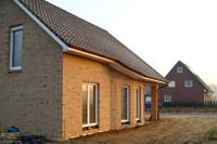 Einfamilienhaus Massivhaus in Greven-Reckenfeld, Erdwärmepumpe, Effizienzhaus 70, Verblendmauerwerk, Erker