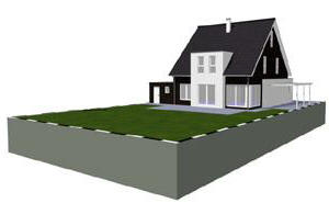 Architektur Visualisierung / 3D Visualisierung Massivh�user von zwo ARCHITEKTEN