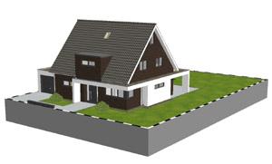 Moderens Massivhaus - Architektur Visualisierung / 3D Visualisierung Massivh�user von zwo ARCHITEKTEN