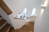 Stadtvilla Massivhaus NRW Niedersachsen - Treppenhaus