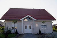 Klassisches Massivhaus im Münsterland (Greffen, Harsewinkel, Sassenberg), Erker, Wintergarten, Trapezgaube, Garage